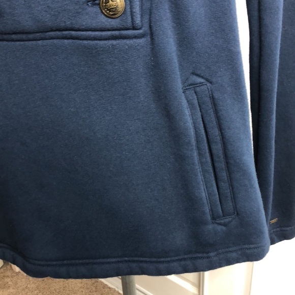 Tommy Hilfiger 2 Button Pullover Pockets Long Sleeve L - Picture 3 of 5